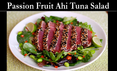 Ahi Tuna Fruit Vinegars